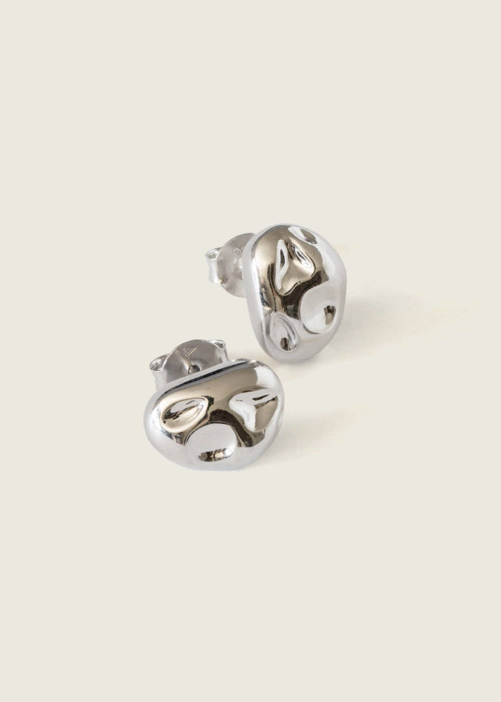 Organic shape earrings