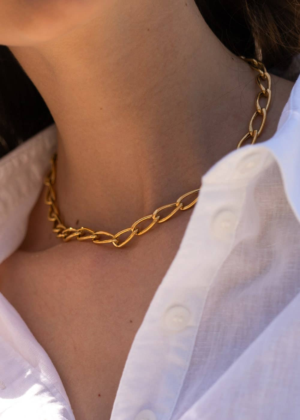Bold Link necklace 