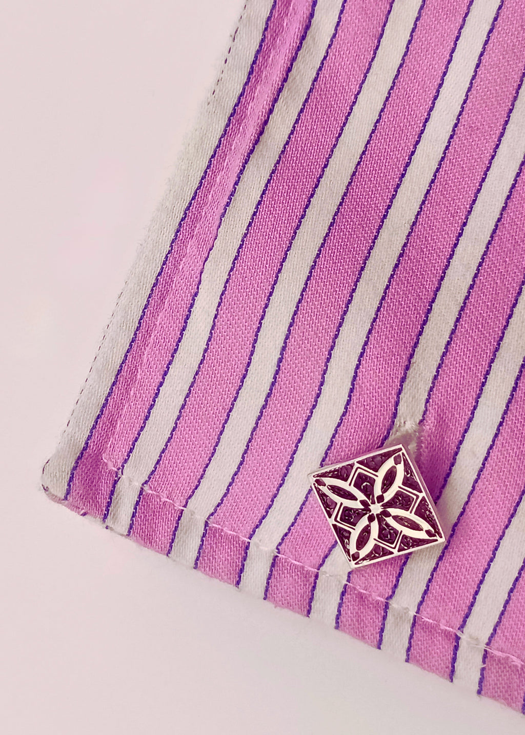 Botões de punho Azulejos