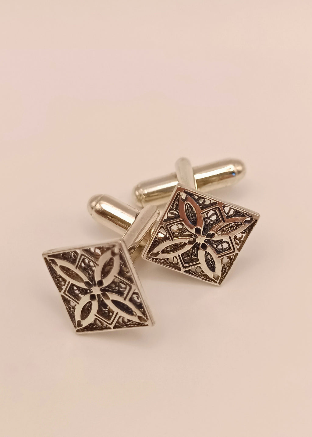 Botões de punho Azulejos