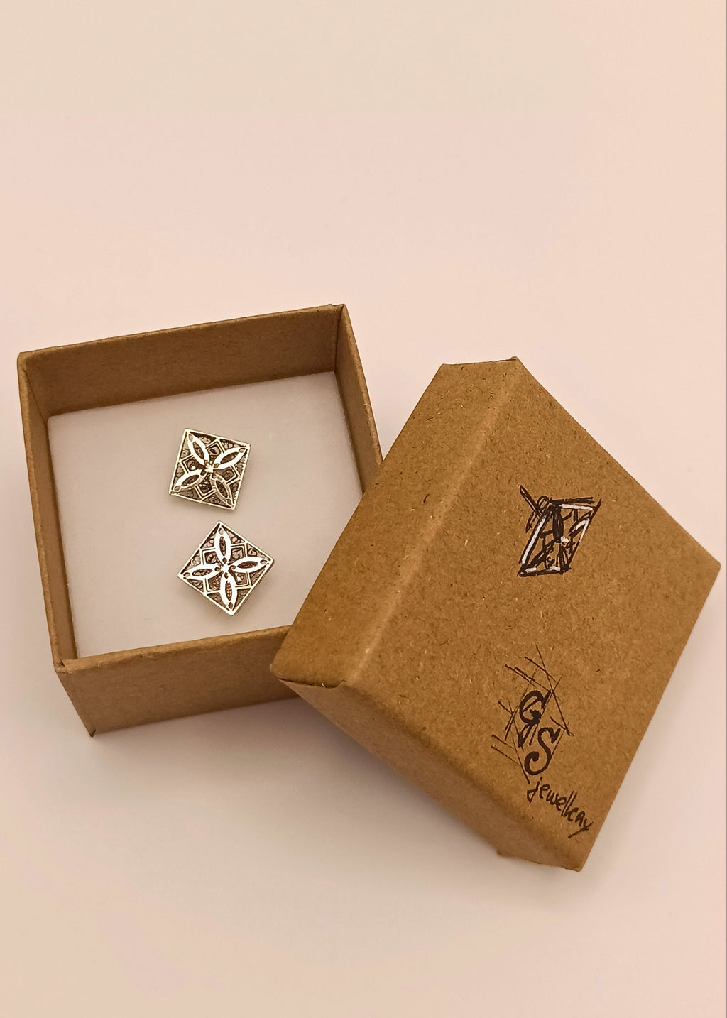 Brincos Azulejos 10mm