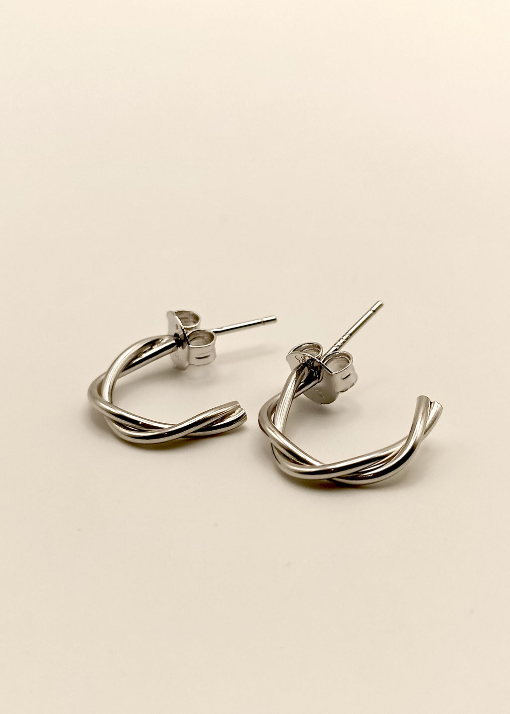 Silver Knots earrings