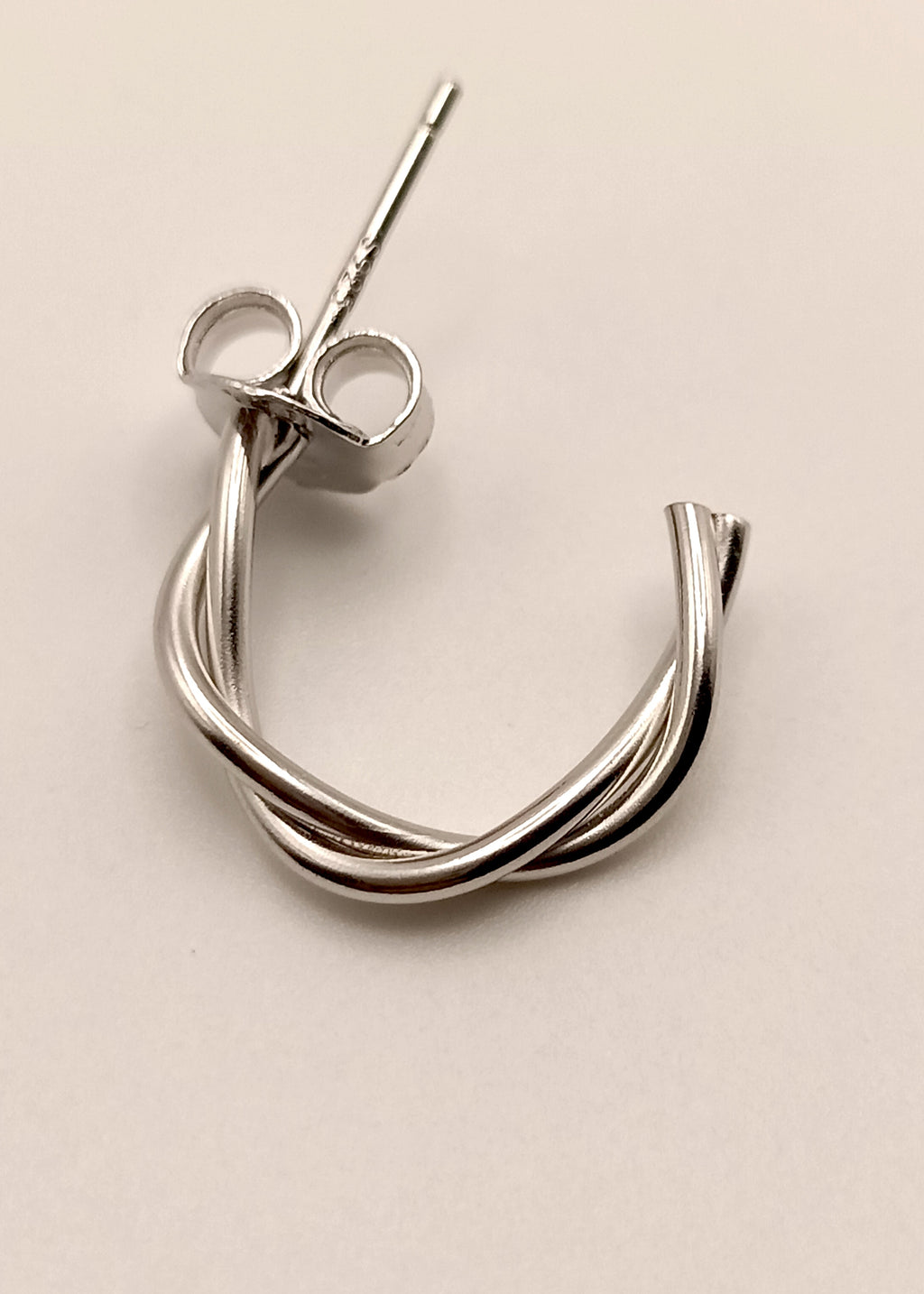 Silver Knots earrings